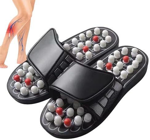 Sandales De Réflexologie - Glissières De Massage Confortables, Chaussures