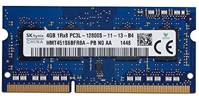 Hynix PC3L-12800S - Memoria para portátil (4 GB, DDR3, SODIMM, HMT451S6BFR8A-PB)