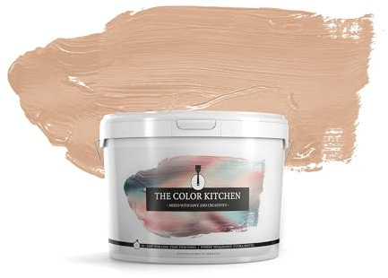 Livingwalls Wall Paint The Color Kitchen – Orange TCK6021 – 5 L – high opacity, matte, low-odor – interior paint, scrub-resistant