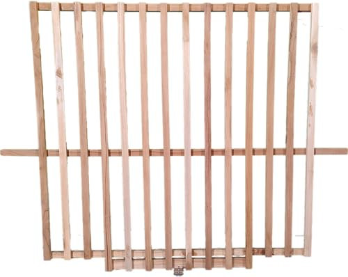 Strandkorb-King Schutzgitter aus Teakholz für 2½ Sitzer Strandkörbe 135cm Breite