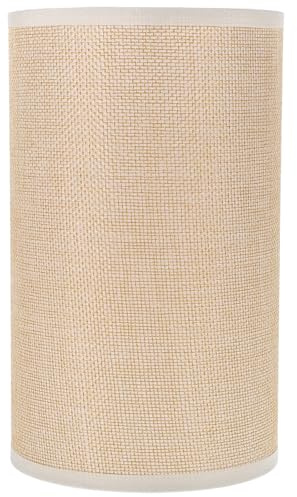 Kichvoe Pantalla De Lámpara Pequeña De Tela E27 Estilo Para Lámparas De Mesa Y Pie Accesorio De Iluminación Interior Beige Para Dormitorio Y Sala