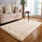 Achiiso Teppich Schlafzimmer,Hochflorteppich Beige,Teppich Weich Flauschig für Schlafzimmer,Kinderzimmer (Beige,60x120 cm)