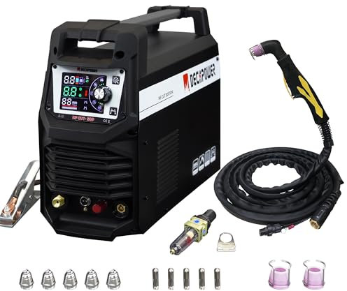 DECAPOWER macchina da taglio al plasma ad arco pilota HF CUT-50P 50Amps 220V Con arco di battitura del pilota Coppa (Accessori standard)
