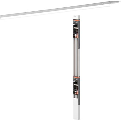 OSRAM Switch Batten Barra luminosa LED sottile con interruttore 900mm 10W 4000K bianca, collegabile per strisce continue, protezione IP20, per illuminazione sottopensile interni