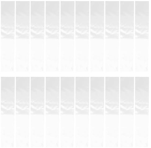 OSALADI 100 Pièces Sacs Transparants pour Cravates Housses Plastique Plates pour Rangement et Protection de Cravates de Large Organisateur Léger et Résistant pour Voyage et Usage Quotidien