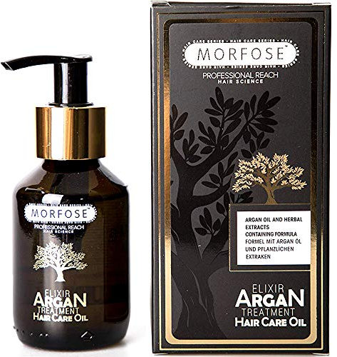 Morfose Elixir Argan Öl Haaröl 100ml Hair Care Oil Leave-in Haarpflege Treatment Haarkur für Stark beschädigtes brüchiges Haar Beauty-Produkt Arganöl