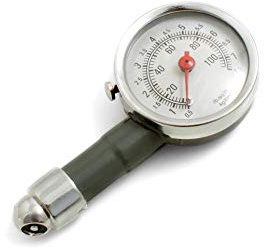 System-S Unisex System-s Reifendruckmesser Universal Luftdruckpr fer, Drehskalenmanometer, Autoreifen EU