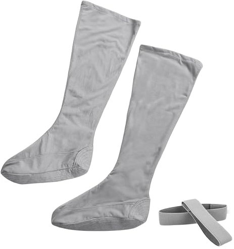 G-LIKE Chinesische Mönche Buddhisten Socken - Buddhistisches Zubehör Kampfsport Kung Fu Tai Chi Wushu Shaolin Qi Gong Wing Chun Training Schuhwerk für Männer Frauen (Grau, 43)