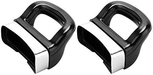 GeKLok Manico anti-scottatura in bachelite, 2 maniglie laterali per pentole di ricambio, maniglie laterali ergonomiche rimovibili per utensili da cucina a casa
