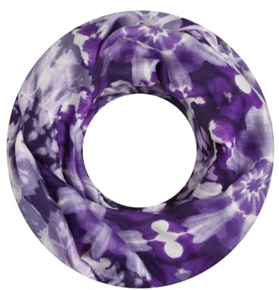 Majea Damen Loop Schal Schlauchschal Halstuch (880021) (lila 43)