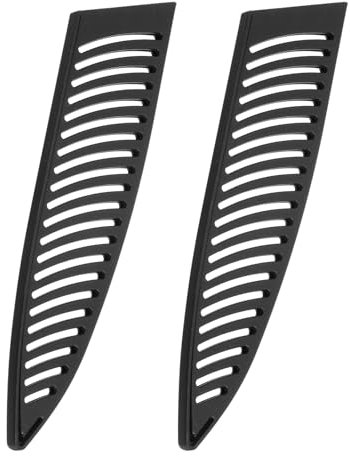 QUARKZMAN 2pz Coltello Copertura Maniche Lama Lame Protezioni per 8 Chef Coltello Protezione Universale Coltello Fodero per Cucina Nero