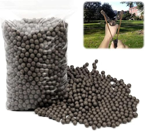 600 Pcs Boules de Boue pour Fronde Boules d'argile Dure Biodégradable Munition Bille Lance Pierre Bille en Terre Biodégradables Balle de Slingshot Clay Balls Fonctionne avec n'importe Quelle Fronde