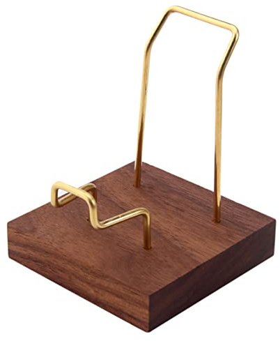 Qiwieod Roches De Présentoir, Présentoir Rock Laiton, Support D'affichage En Minéral, Présentoir Avec Socle En Bois, Présentoir Pour Stands Support De Chevalet Base Pour Fossiles, Géode