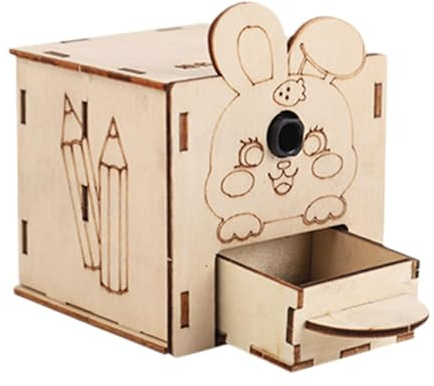 Milageto Kit de fabrication de électrique pour enfants, jouet éducatif d'expérimentation scientifique en bois, gadget technologique