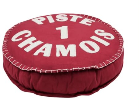 Stof Cuscino da terra montagna pista 1 rosso diametro 45 cm