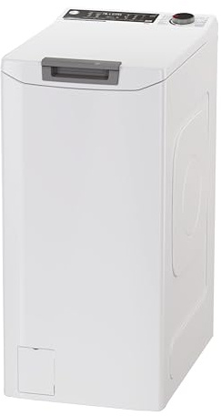 Hoover THOSQ486TM4-84 Toplader-Waschmaschine I 8 kg I Dampfprogramm I Inverter-Motor I Aquastop-Schlauch I Wi-Fi