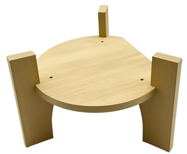 Support de bouteille d'eau pour distributeur de boissons, robuste, support en bois avec base ronde, support stable, pour la maison, la cuisine, les festivals, les pique-niques, les mariages - 17 x 14