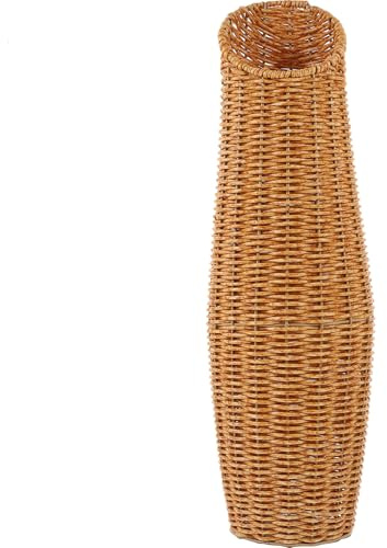 GARVALON Jarrones Decorativos de Suelo Diseño Simple y Elegante en Plástico, Ideales para Decoración de Hogar Moderno y Sala de Estar