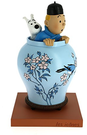 Collectible figure Moulinsart Tintin and Snowy in The Chinese Vase (46401)