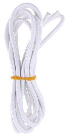 Expanderseil 4 mm Gummileine Gummischnur Gummiseil Spannseil Planenseil, Weiß, 2m