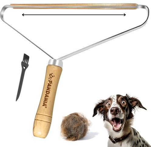 2024 - Spazzola XXL e Rasoio Manuale per Rimozione Peli di Animali e Lanugine - Lint remover - Strumento Ecologico di Pulizia per Tessuti, Divani, Tappeti, Vestiti, Auto e Mobili - 24 cm.
