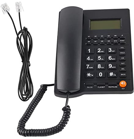 Anrufer-ID-Telefon mit Wähltasten und Lautstärkeregelung, Büro, Zuhause, Hotel, Restaurant