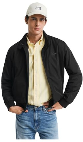 GANT Chaqueta ligera Harrington, Negro, XL