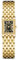CIVO Damenuhr Gold Eckig Armbanduhr: Klein Uhren Damen Edelstahl Vintage Römische Nummer Designer Schwarz Zifferblatt