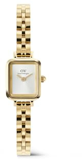 Daniel Wellington Quadro Relojes 15,4 x 18,2 316 L Acero Inoxidable con PVC Chapado en Oro
