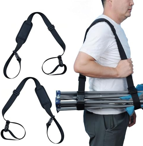 Correa para Patinete Electrico, Juego de 2 Correa de Hombro para Patinete, Ajustable, Straps para Bicicletas, Yoga, Silla de Playa, Accesorios para Acampar al Aire Libre, Universales