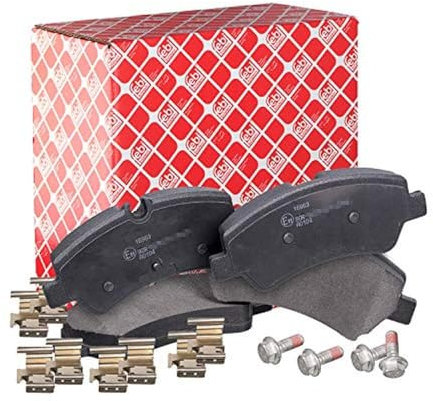 Febi bilstein 16963 Juego de pastillas de freno con material de fijación, 1 unidad