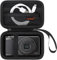 Canboc Carrying Case for Canon PowerShot V1 Digital Camera/Ricoh GR IV/Ricoh GR III HDF/GR IIIx/GR III/GR II/GR Digital Camera, Mesh Pocket fits USB Cable, Batteries, Black