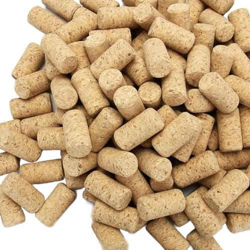Lot de 30 bouchons de bouteille de vin en liège - Idéaux pour le vin, la bière, les bouteilles en verre - 3,8 x 2,1 cm