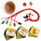 DRESSOOS Mouse Educational Toys Wooden Mouse Catching Game Parent-child Interactive Tabletop Game for Kids
