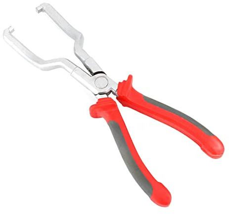 HUIOP Pinza per Filtro Carburante, Acciaio di Alta qualità, Superficie Antiruggine, Impugnatura Ergonomica, Testa Trattata Termicamente, Pinza Affidabile 8,9 Pollici per Rimozione e