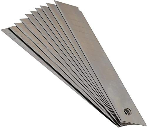 500 Stück Ersatzklingen Abbrechklingen für Cuttermesser 18 mm Klinge, 0,5 mm Stärke