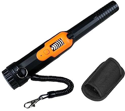 Display LCD completamente impermeabile Rilevatore di metalli dorati con torcia a LED, Pinpointer di ricerca a 360 gradi, IP68 subacqueo fino a 15 m, cacciatore di tesori per adulti e bambini, tre
