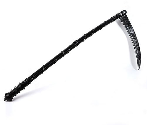 JSRHEEM Faucille Halloween, pour Carnaval et Halloween, Épée, Dague, Accessoire de Costume de Tueur en Série (Faucille)