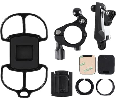 Supporto per smartphone da bicicletta, girevole a 360 gradi, morsetto universale regolabile, per bicicletta, per viaggi in bicicletta, video, navigazione, registrazione video, chiamate in streaming