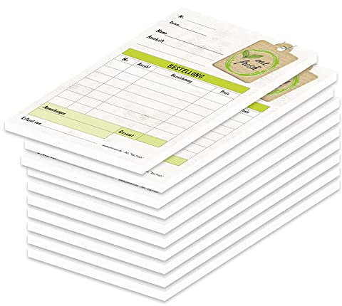 PRICARO Bestellannahmeblock Eat-Fresh, A6, 10 Stück