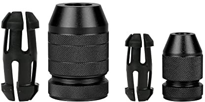 Bohrstopper für Bohrer,Variabel Ø 2-11mm,BohrStopp aus Alu,Tiefenanschlag Set für Holzbohrer und Holzspiralbohrer Ø 3-5,5 mm und Ø 6-11 mm,Bohrer Stoppkragen Set aus Gute Qualität Beschichtetem