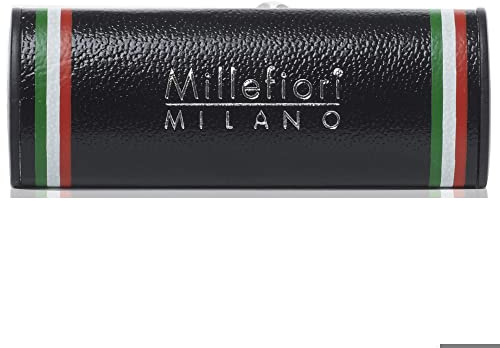 Millefiori Milano – Icon Profumatore per Auto Urban Cold Water Nero – Fragranza Fresca e Agrumata, Clip Universale