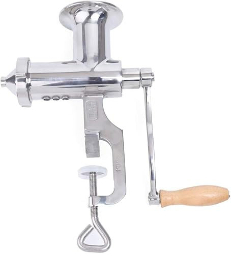 Exprimidor manual de hierba de trigo portátil 304 de acero inoxidable + 2 filtros de vaso ideal 320 x 200 x 120 mm