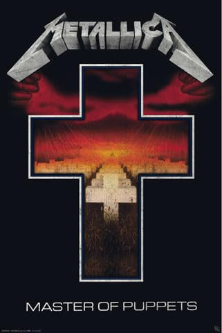 Metallica - Master of Puppets Album - Heavy Metal, Hard Rock - Poster Druck 61x91,5
