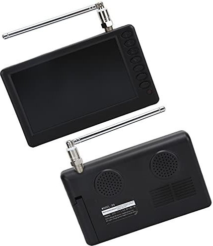 Portable TV with Freeview, LEADSTAR 5 Inch Digital Television Handheld Tvs Small TV for Car Camping Kitchen UK Plug 110‑220V Dheld 5 Portable