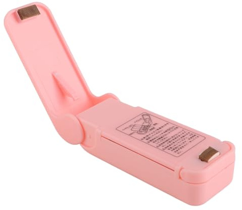 Nimomo Mini Sigillatore, Sigillatrice per Sacchetti, Sigillatrice Sottovuoto Manuale Portatile Macchina per Sigillare Snack Alimenti Freschi
