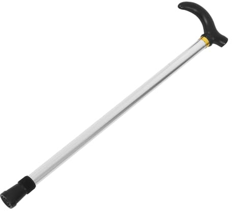 WRITWAA Béquilles Télescopiques Blanches pour Personnes Aveugles Et Âgées Canne De Marche Rétractable De 18 M Compatible avec Les Cannes pour Hommes Et Les Personnes Âgées en