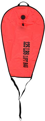 HERCHR Bolsa de elevación para Buceo, 60 libras/125 Libras Mantener el Buceo Bolsa de elevación de Seguridad para Buceo Válvula de Descarga Multifuncional Accesorio de Buceo de Bombeo (125 Libras)