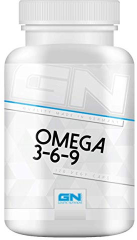 GN Laboratories Omega 3-6-9 Kapseln – Hochdosierte Fettsäuren aus Fischöl, Leinöl & Sonnenblumenöl – Unterstützt Gehirn, Herz & Sehkraft – 120 Kapseln – Made in Germany
