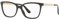 Ray-Ban Damen 0DG3317 Brillengestelle, Schwarz (Glitter Gold Striped Black), 54
